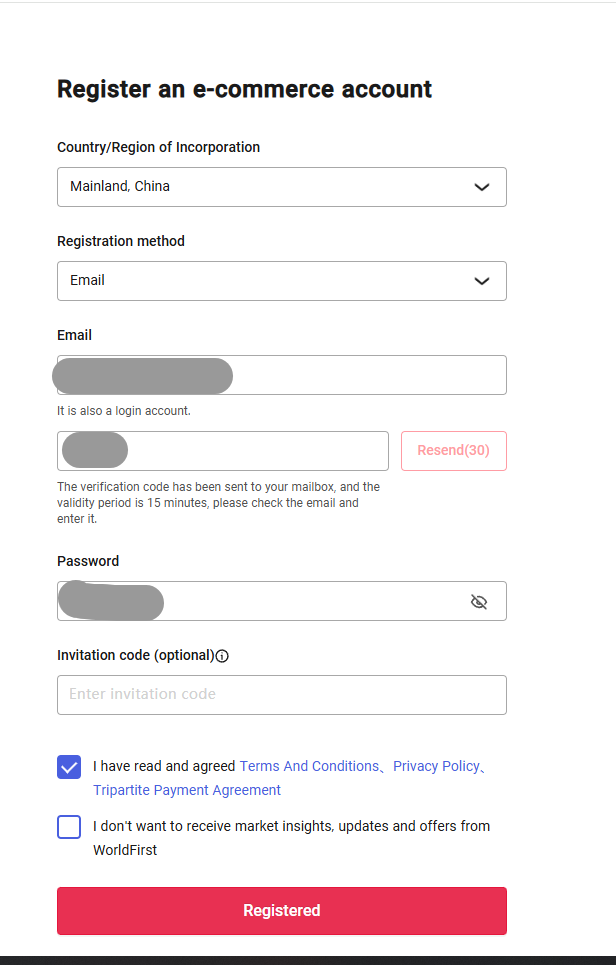 choose either an email or a phone number
